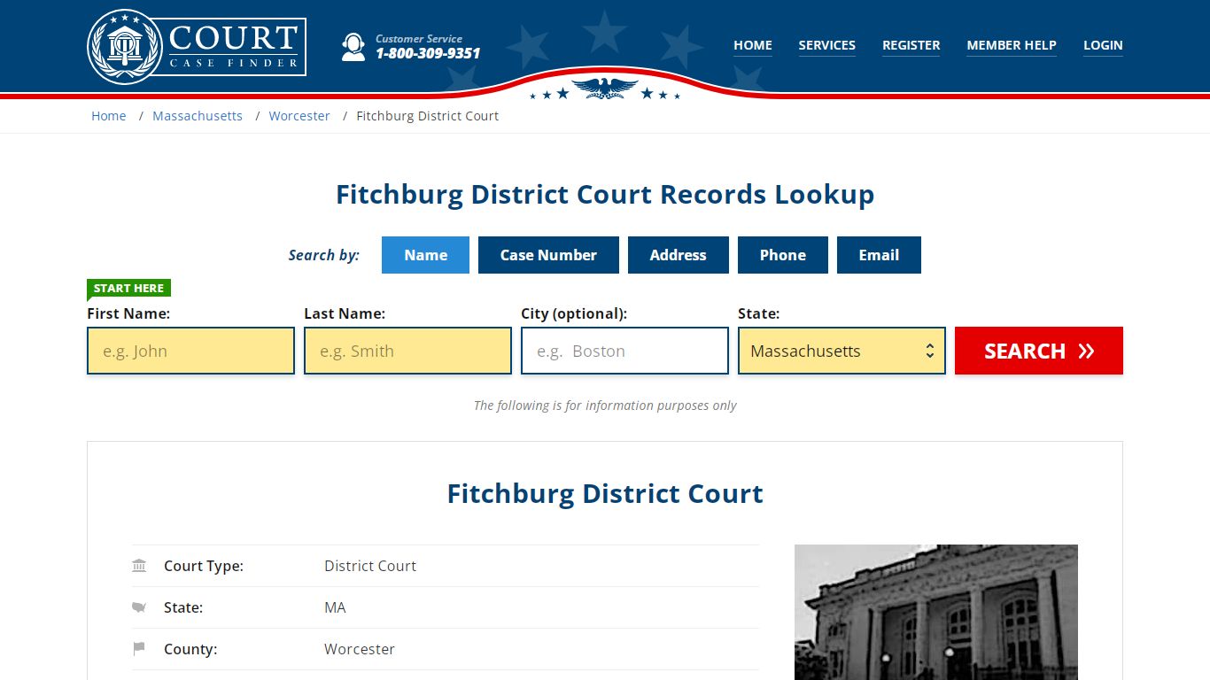 Fitchburg District Court Records | Fitchburg, Worcester County, MA ...